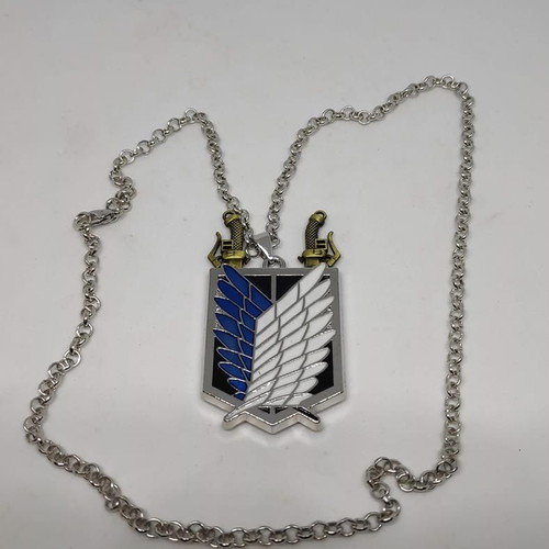 Attack on Titan Wings of Freedom Pendant with Chain like new