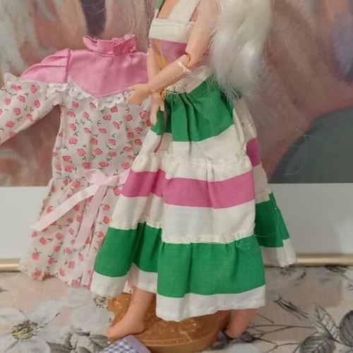 Vintage Plagonna Greek Doll Susi Style with 3 Outfits like new