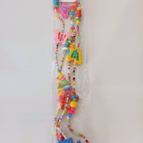 Children's necklace new with colorful hair clips