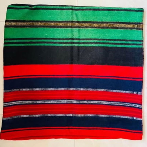 Traditional handwoven loom pillowcase like new