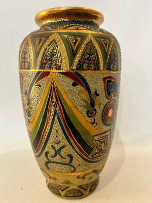 Винтидж японска ваза Satsuma употребявана 29x11