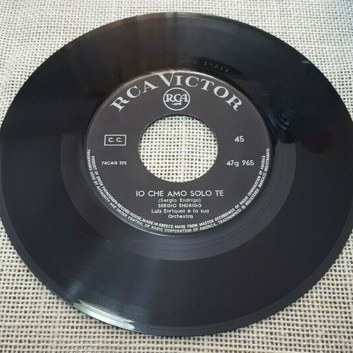 Sergio Endrigo Io Che Amo Solo Te 7' used, pop
