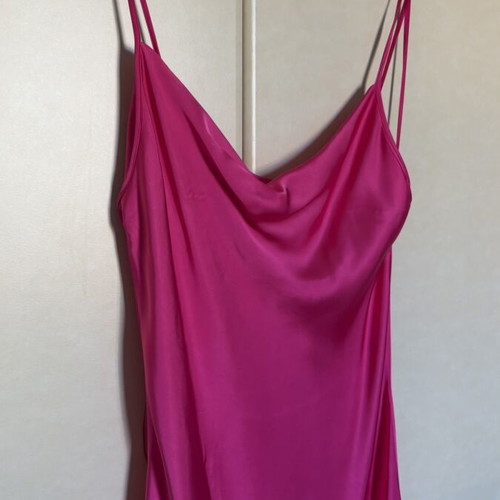 Massimo Dutti midi dress like new, fuchsia, size XS