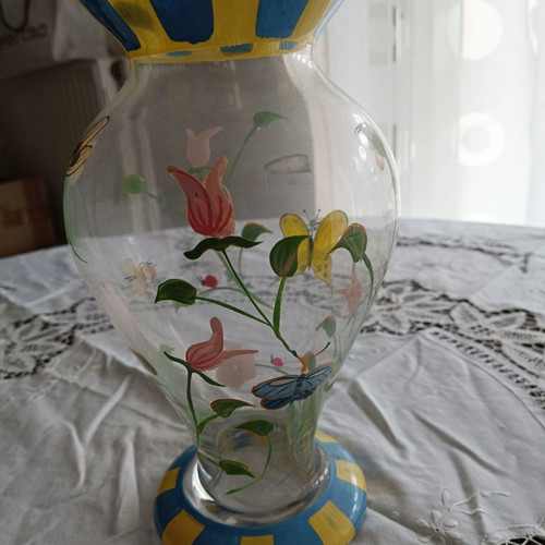 Lenox vase used, hand-painted