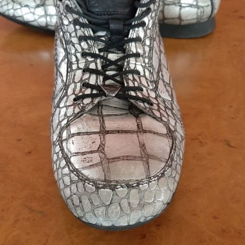 Emporio Armani silver scarponi shoes like new, size 45