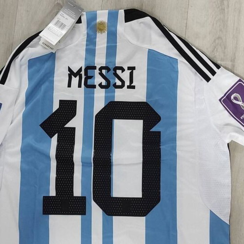 Argentina National Team 2022 World Cup Messi Jersey adidas