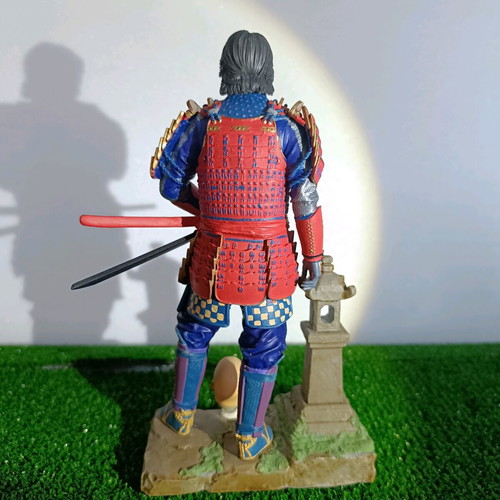 The Last Samurai Tom Cruise 3D Printed Statue like new with 2 heads