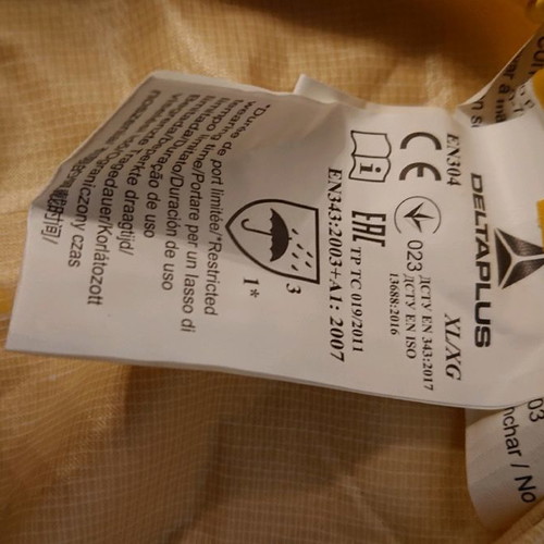 Waterproof plastic pants unused, size XL