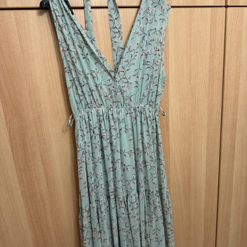 Summer dress green, like new, airy