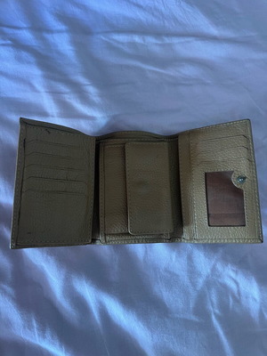 Delvaux leather wallet used