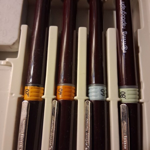 Rotring College Rapidograph Set used, incomplete