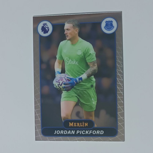 Jordan Pickford Topps Merlin 2026 Premier League card mint condition
