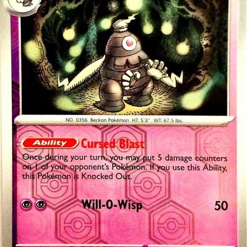 Dusclops 019/064 Sv Shrouded Fable Reverse Holo Pokemon card new collectible