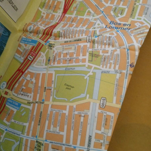 Amsterdam map used, pack of 2 maps