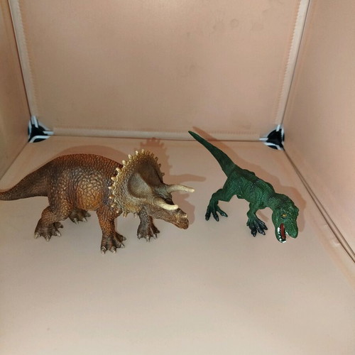 Dinosaur figures used