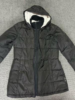 Lee Cooper women's quilted jacket used, black with white lining