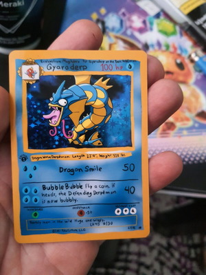 Pokemon card Gyarados like new, handmade