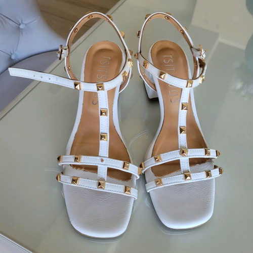 Tsitsivas women's leather sandals like new, white, size 39