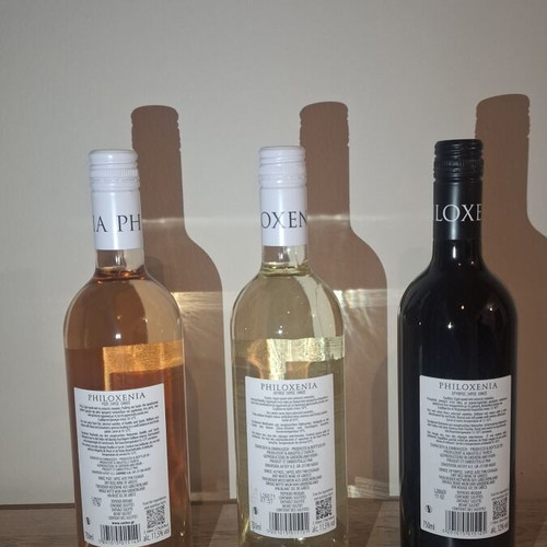 Philoxenia Wine Set New, Rosé White Red 3 Bottles