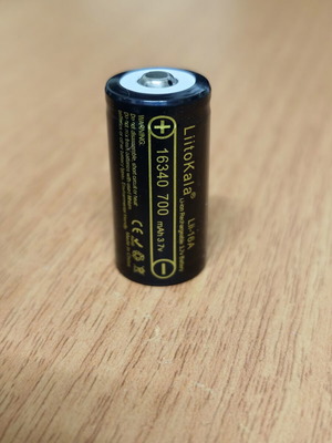 Litokala 16340 700mAh Rechargeable Battery New
