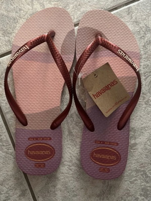 Havaianas flip flops size 36 new with tags pink
