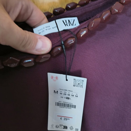 Zara women's shirt new, size M, purple