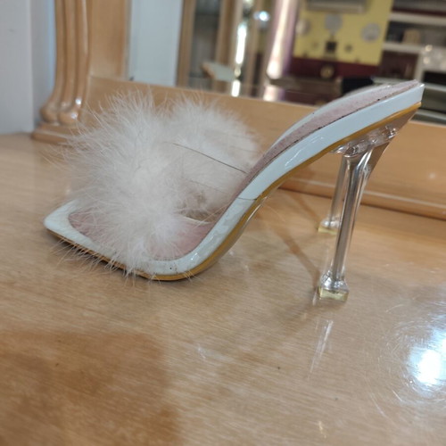 Clear sandals Shein size 40 used