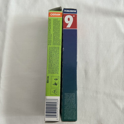 PL 2pin 9W lamps used, pack of 2