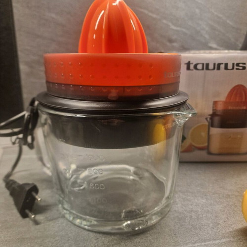 Taurus Citrus Glass Citrus Juicer 30 W like new, black/orange