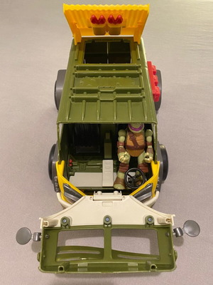 TMNT Party Van and Donatelo figure used