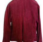 Suede jacket red like new, size M