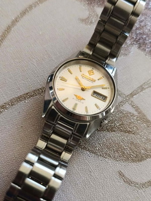 Citizen 7 αυτόματο ρολόι 8200Α μεταχειρισμένο, 1985, χρυσαφί και ασημί