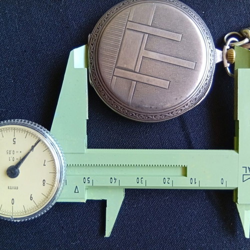 Alpina silver pocket watch used, Swiss