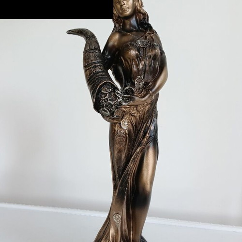 Fortuna statue goddess of fate happiness and luck like new 28 cm