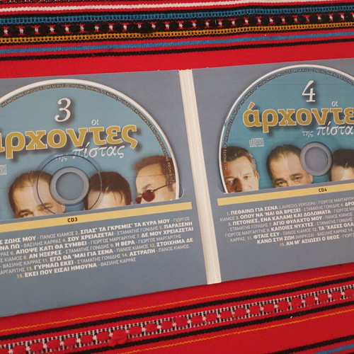 Oi Archontes tis Pistas CD like new, laiko, 4-disc collection