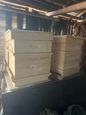 10-frame beehives, new, pack of 8
