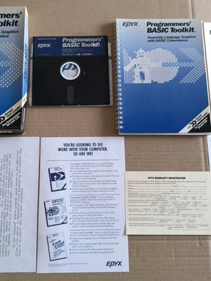 Programmers' BASIC Toolkit Epyx Commodore Disk big box like new