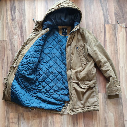 Emerson Parka jacket used, size Large with detachable fur hood