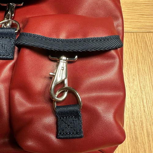 Tommy Jeans Heritage Flap Backpack burgundy like new