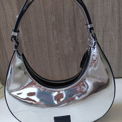 Karl Lagerfeld silver shoulder bag