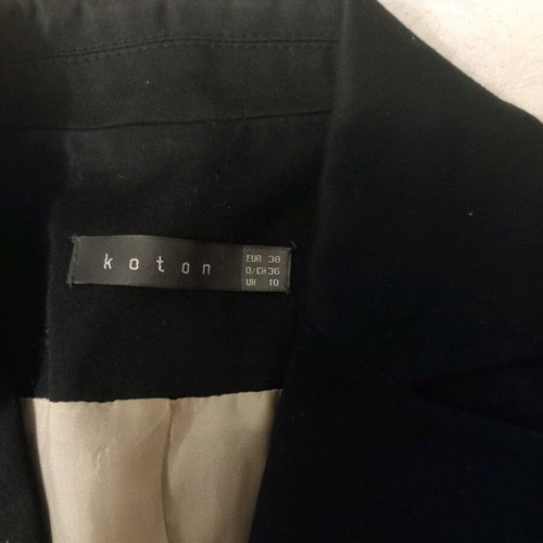 Women's short black jacket like new, size S