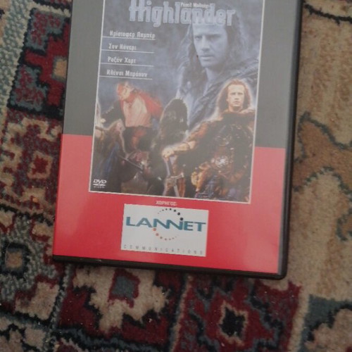 Highlander DVD like new with subtitles, adventure