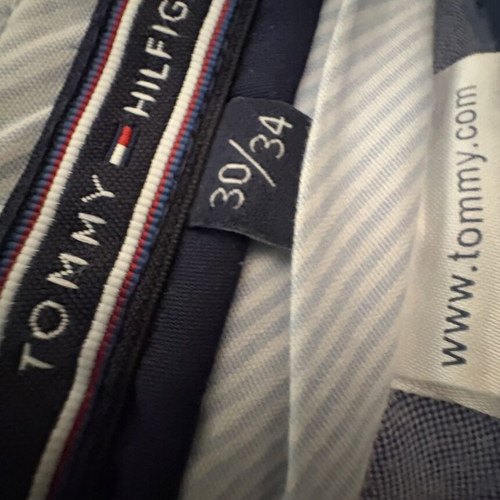 Tommy Hilfiger men's straight fit pants dark blue like new, size 30/34