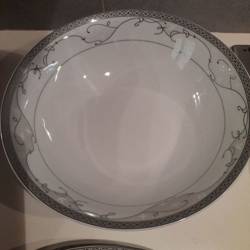 Fine Porcelain Forum dinnerware set new with 1 broken plate