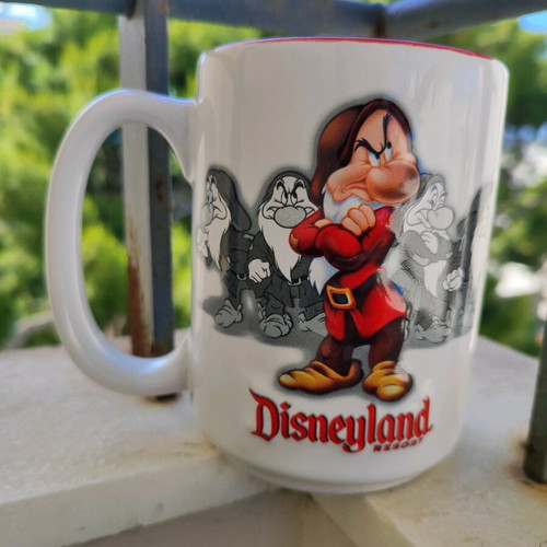 Grumpy Disney Mug new with embossed design