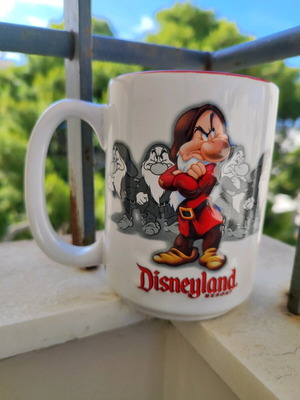 Grumpy Disney Mug new with embossed design