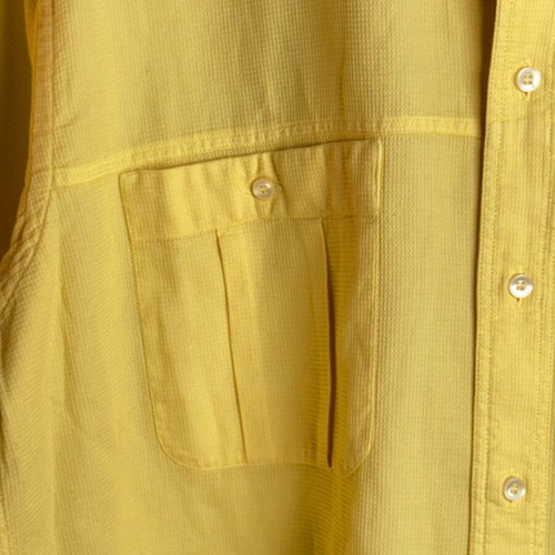 Yellow short-sleeve shirt like new, size L