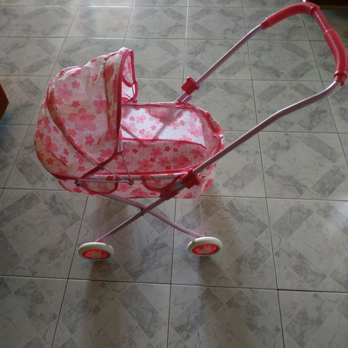 Doll stroller like new with canopy