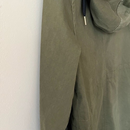 Stradivarius long jacket like new, green, size S