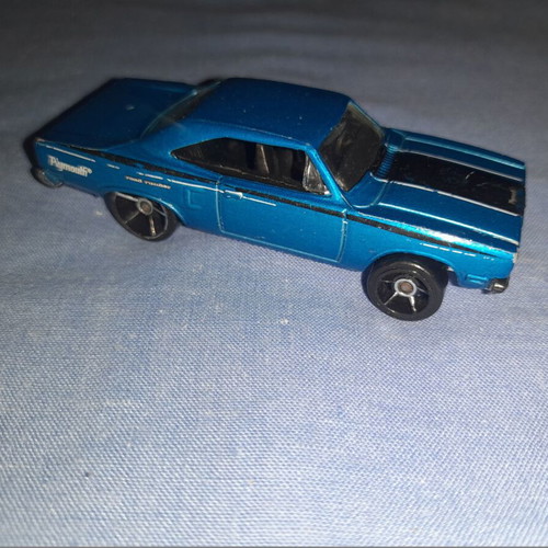 Hot Wheels '70 Plymouth Road Runner μεταχειρισμένο, die-cast 1:64 μπλε